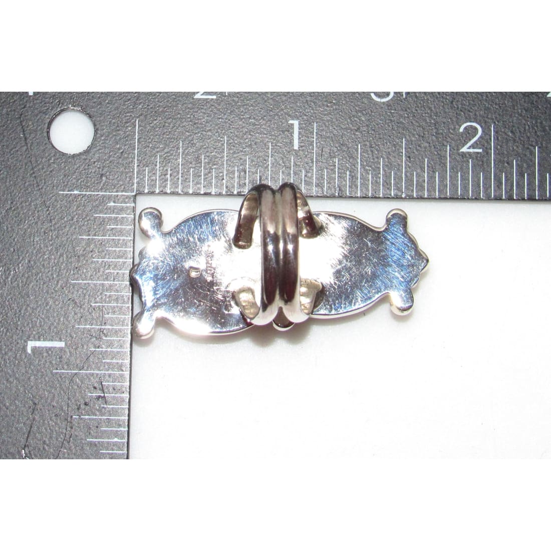 Navajo White Buffalo Ring Sz 6 Sterling Silver M. James