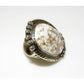Large Navajo Wild Horse Ring Sz 9 Sterling Silver Native 