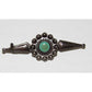 Old Pawn Fred Harvey Turquoise Sterling Silver Brooch.