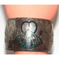 Old Pawn Navajo Gibson Gene Cuff Bracelet Sterling Silver