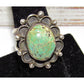 Old Pawn Navajo Royston Turquoise Ring Size 8 Sterling