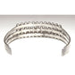 Old Pawn Zuni Snake Eye Turquoise Cuff Bracelet Sterling