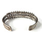 Old Pawn Zuni Snake Eye Turquoise Cuff Bracelet Sterling