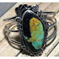 One a Kind Navajo Statement Black Jack Turquoise Cuff