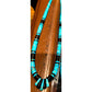 Santo Domingo Kingman Black Onyx Heishi Necklace Lupe Lovato