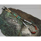 Santo Domingo Rolled Shell Orange Spiny & Turquoise Heishi