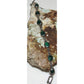 Taxco Mexican 925 Sterling Silver Malachite Inlay Link