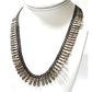 Taxco Mexican 925 Sterling Silver MOD Bib Necklace