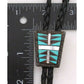 VINTAGE NATIVE AMERICAN ZUNI STERLING SILVER INLAID FACE