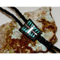 VINTAGE NATIVE AMERICAN ZUNI STERLING SILVER INLAID FACE