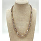 Vintage Navajo Pearls Necklace Classic Sterling Silver Beads
