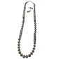 Vintage Navajo Pearls Necklace Earrings Set Hand Made Beads
