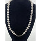 Vintage Navajo Pearls Necklace Hand Stamped Saucer Beads