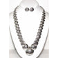 Vintage Navajo Pearls Reversible Necklace Earrings Ingot