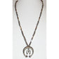 Vintage Navajo Squash Blossom Naja Necklace Sterling Silver