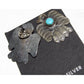 Vintage Navajo Thunderbird Post Earrings Sterling Silver