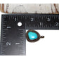 Vintage Navajo Turquoise Pendant Sterling Silver Old Pawn
