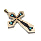 Vintage Taxco Cross Pendant Mexican 925 Silver - Jewelry &
