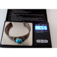 VTG Navajo Ingot Cuff Bracelet Kingman Turquoise Sterling