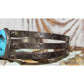VTG Navajo Ingot Cuff Bracelet Kingman Turquoise Sterling