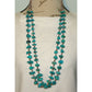 VTG Navajo Kingman Turquoise Shell Heishi Bead Necklace