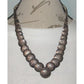 VTG Navajo Pearls Necklace Hand Stamped Pillow Beads