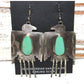 VTG Navajo Thunderbird Earrings Hand Stamped Sterling Silver