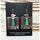 VTG Navajo Thunderbird Earrings Hand Stamped Sterling Silver