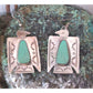 VTG Navajo Thunderbird Earrings Hand Stamped Sterling