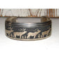 VTG Navajo Tommy Singer Elk Cuff Bracelet Sterling Silver
