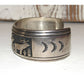 VTG Navajo Tommy Singer Elk Cuff Bracelet Sterling Silver