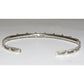 Zuni Coral Petit Point Stacker Cuff Bracelet Sterling Silver