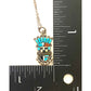 Zuni Kachina Pendant Necklace Sterling Silver Turquoise