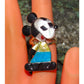 Zuni Mickey Mouse Ring Sz 6 P. Leekity Sterling Silver