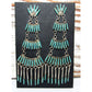 Zuni Needlepoint Turquoise Dangle Statement Earrings