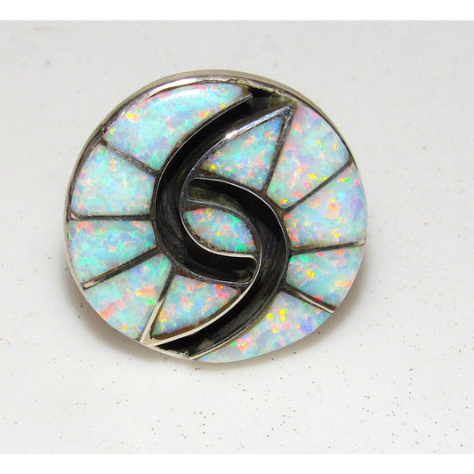 Navajo Fire Opal Ring Size 6.5 Sterling Silver Amy Quandelacy Native American The Southwestern Style Gallery