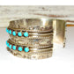 Zuni Sleeping Beauty Mine Snake Eye Turquoise Cuff Bracelet