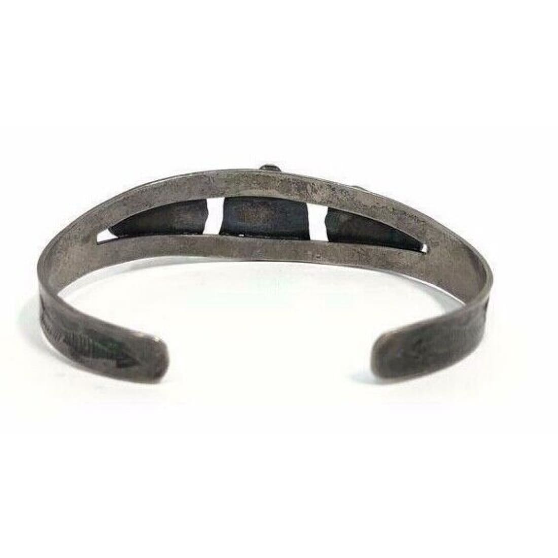 Fred Harvey Era Bracelet Navajo Sterling Thunderbird Arrows 
