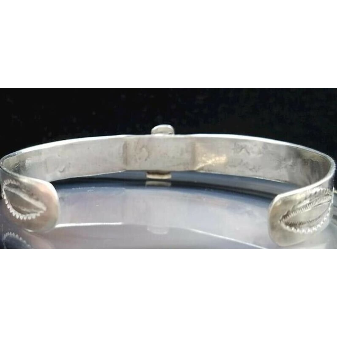 Fred Harvey Era Bracelet Navajo Sterling Thunderbird Snakes 