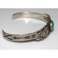 Fred Harvey Era Bracelet Navajo Sterling Turquoise Arrows 