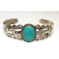 Fred Harvey Era Bracelet Navajo Sterling Turquoise Dog/Horse