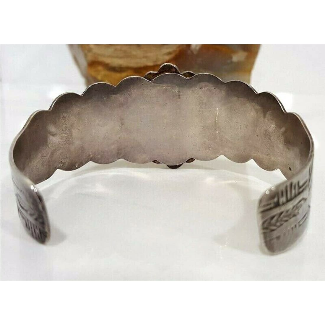 Fred Harvey Era Bracelet Navajo Sterling Turquoise 