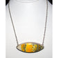 Huge Navajo Sterling Bumblebee Jasper Bar Necklace Native American Signed Statement Necklace The Southwestern Style Gallery