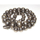 Early Pre-Eagle Mexican Sterling Silver Beads Necklace 18"L Taxco Taxco