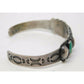 Early Navajo Cerrillos Turquoise Bracelet Fred Harvey Era Coin Silver Rare Pawn Native American