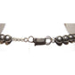 Early Pre-Eagle Mexican Sterling Silver Beads Necklace 18"L Taxco Taxco