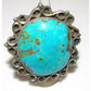 Massive Native American Ring Sz 8 Royston Turquoise San 