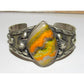 Massive Navajo Bumblebee Jasper Cuff Bracelet Sterling 