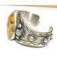Massive Navajo Bumblebee Jasper Cuff Bracelet Sterling 