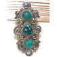 Massive Navajo Kingman Turquoise Statement Ring Size 7 